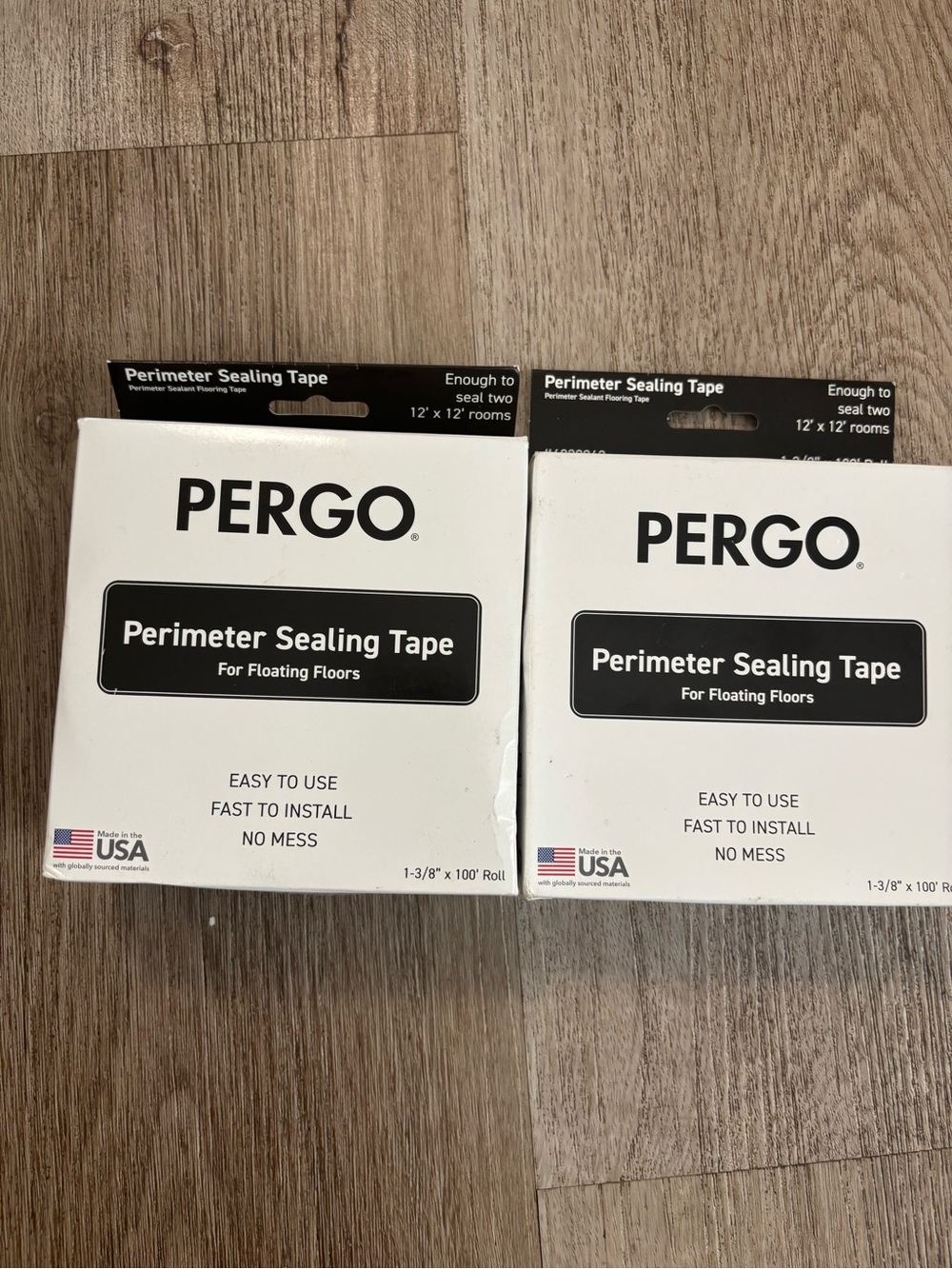Pergo Perimeter Sealing Tape For Floating Floors 1-3/8” x 100’ Roll Lot of 2